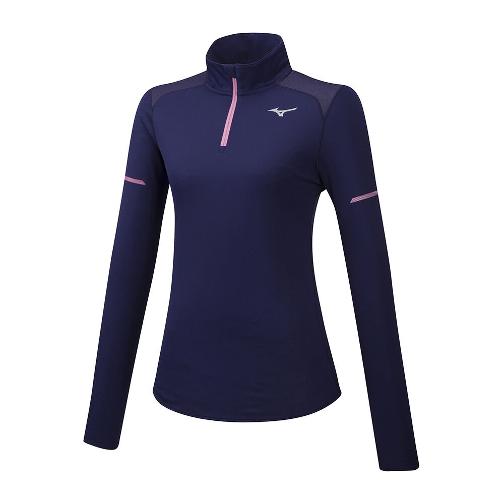 Mizuno Women's Alpha LS HZ Running Tops Purple (J2GA971512-XVD)